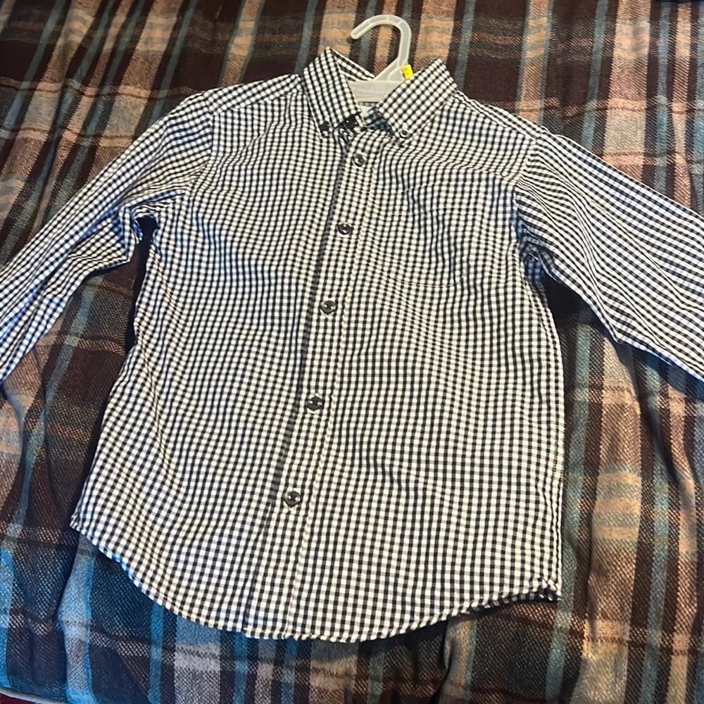 A boys button down collar shirt